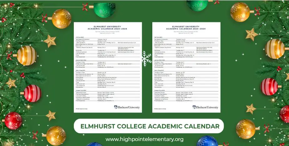 Elmhurst-College-Academic-Calendar